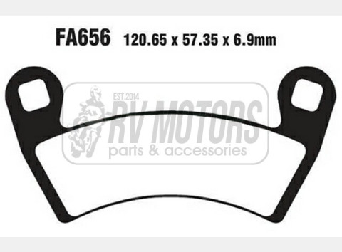 Тормозные колодки EBC FA656R