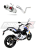 Прямоток BMW G310R 2016 - 2022 DOMINATOR GP1 