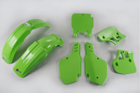 Комплект пластика UFO KAWASAKI KX 250 '89 (зелёный) (KA189E026) KAKIT189026