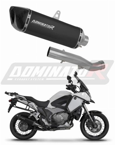 Прямоток Honda VFR 1200X Crosstourer 2012 - 2020 DOMINATOR HP6 черный