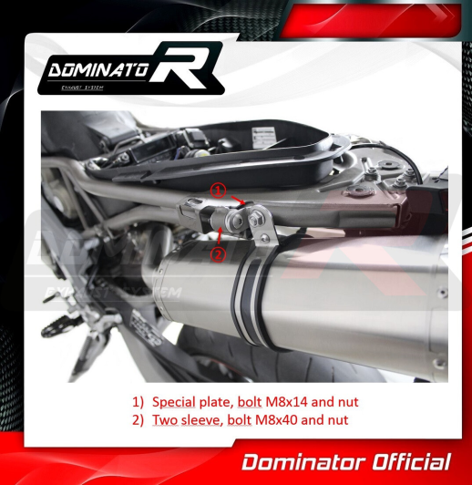 Прямоток DOMINATOR Aprilia DORSODURO 900 HP1 2017 - 2020
