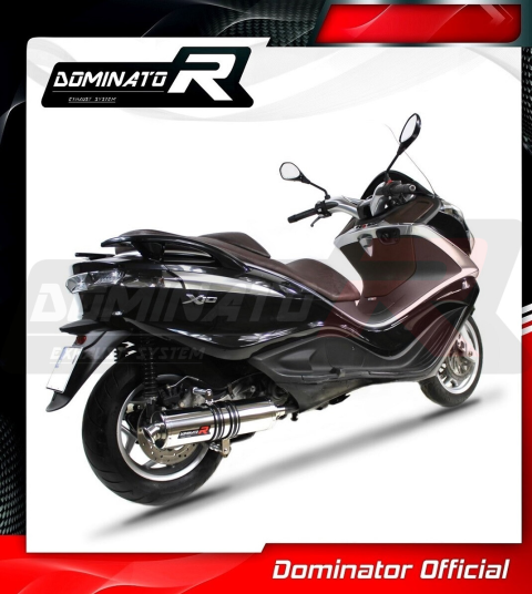 Прямоток DOMINATOR PIAGGIO X10 125 2012 - 2016 круглый