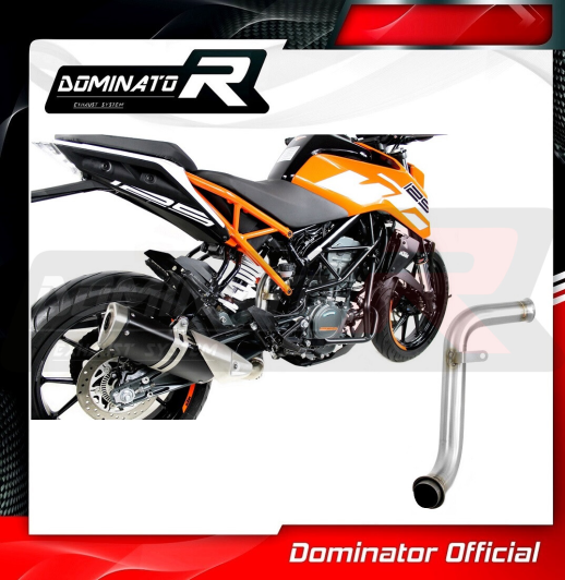 Вихлопний колектор DOMINATOR KTM 125 DUKE DECAT 2017 – 2019