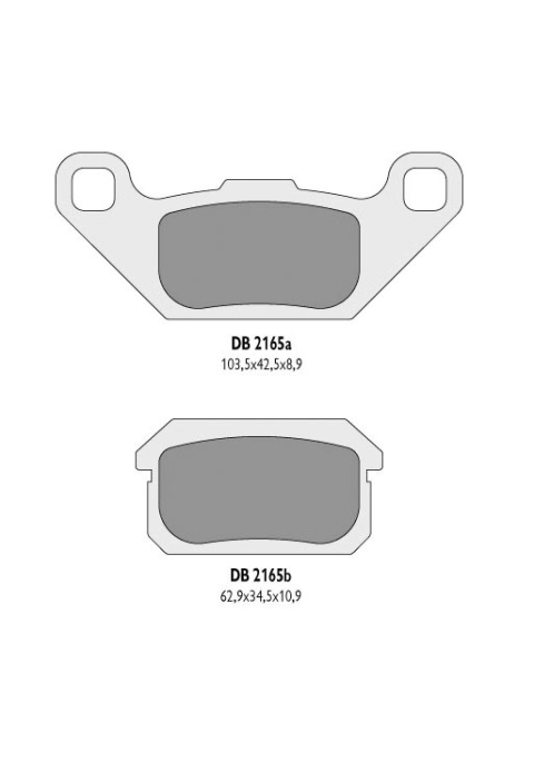 Тормозные колодки DELTA BRAKING DB2165OR-D (FA431)