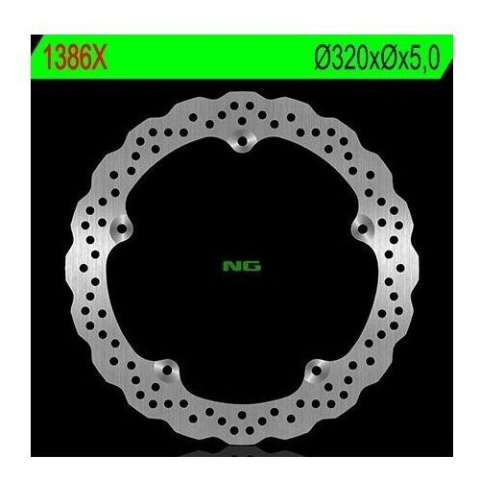 Тормозной диск NG передний HONDA NC 700/750 S/X/DCT/ABS '12-'20, INTEGRA 700/750 S/DCT/ABS '12-'20 (320X5) (5X10MM) NG1386X