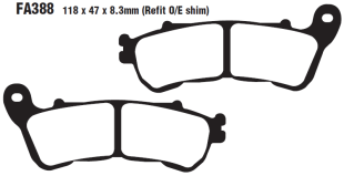 Тормозные колодки EBC SFA388