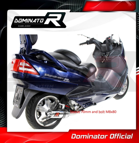 Прямоток DOMINATOR SUZUKI BURGMAN 400 GP 1 1998 - 2002