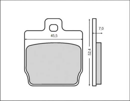 Гальмівні колодки BRENTA FT 3016 (FA268)