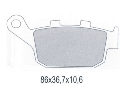 Тормозные колодки GALFER FD103G1651 (FA140)