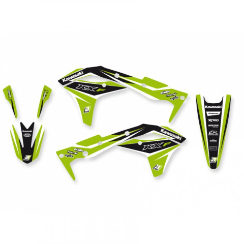 Комплект наклеек KAWASAKI KXF 250 '17-'19 BLACKBIRD DREAM 4 E2424N
