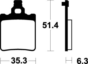 Тормозные колодки SBS 574SI