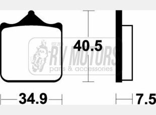 Тормозные колодки SBS 762RS