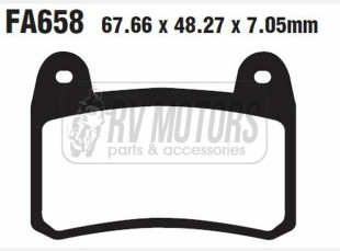 Тормозные колодки EBC FA658