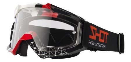 Маска крос SHOT ASSAULT A0D-29A1-G01 чорний/червоний/білий