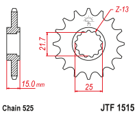 Приводная звезда JT JTF1515.14 (PBR 2082)