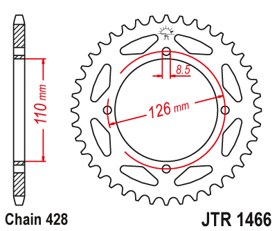 Привідна зірка JT JTR1466.46 (PBR 4656)