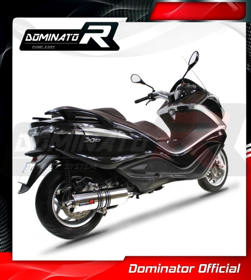Прямоток DOMINATOR PIAGGIO X10 125 2012 - 2016 овальний
