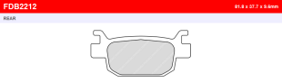 Тормозные колодки FERODO FDB2212SM
