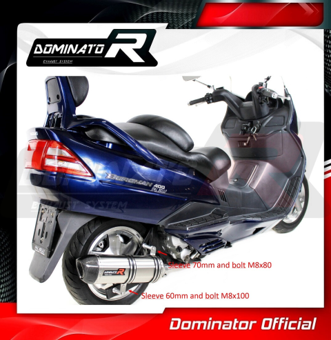Прямоток DOMINATOR SUZUKI BURGMAN 400 HP1 1998 - 2002 