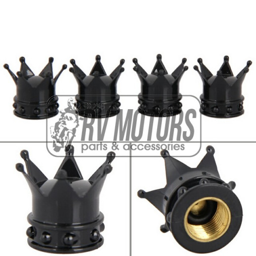 Ковпачки ніпеля Корона чорні 