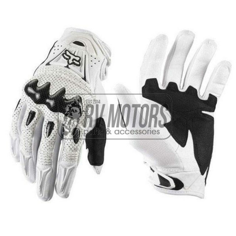 Перчатки Fox Bomber белые