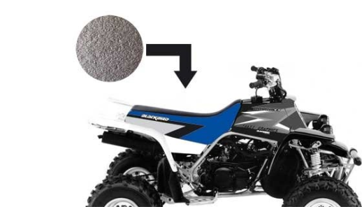 Обшивка сидіння YAMAHA BANSHEE '86-'06 BLACKBIRD E1Q02