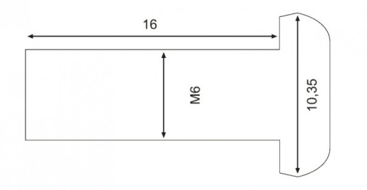 Кріпильні болти гальмівного диска LUCAS MSW102BO