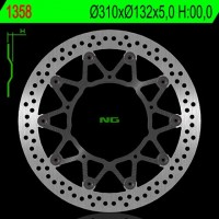Тормозной диск NG передний YAMAHA YZF R1 ABS '12-'14 (310X132X5,0) NG1358