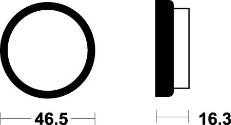 Гальмівні колодки SBS 576SI