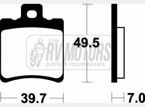 Тормозные колодки SBS 771RS