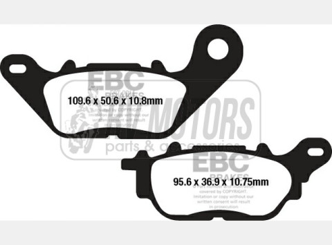 Тормозные колодки EBC FA662V
