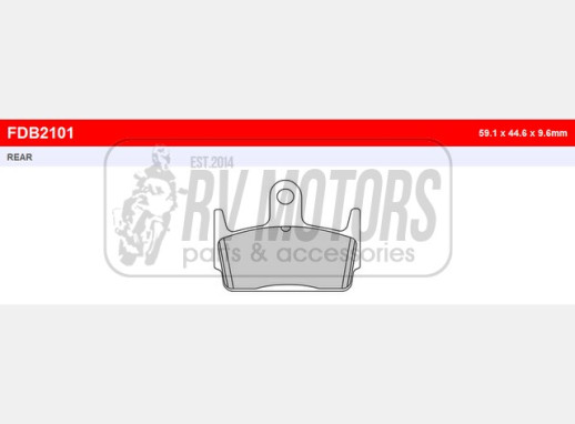 Гальмівні колодки FERODO FDB2101AG