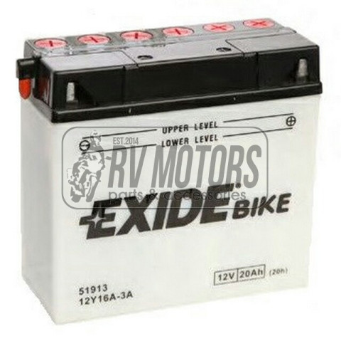 Аккумулятор EXIDE 12Y16A-3A