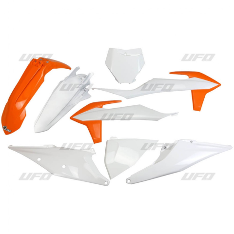Комплект пластика UFO KTM SX/SXF '19-'20 (оранжевый/белый) (KT522E999) KTKIT522999