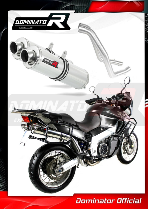 Прямоток DOMINATOR Aprilia ETV 1000 CAPONORD 2001 - 2004 круглый