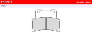 Тормозные колодки FERODO FDB2216ST