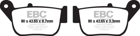 Тормозные колодки EBC SFA678