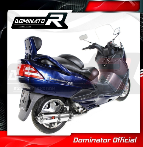 Прямоток DOMINATOR SUZUKI BURGMAN 400 1998 - 2002 круглый