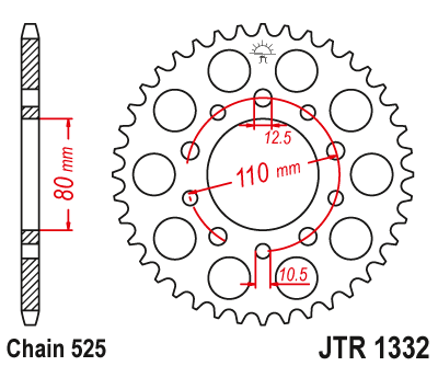 Привідна зірка JR 4350.45 (JTR 1332.45)