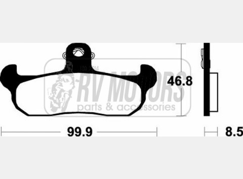 Тормозные колодки SBS 608SI