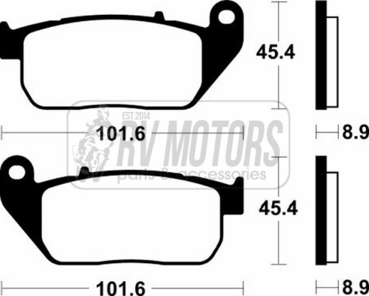 Гальмівні колодки SBS 807H.HS