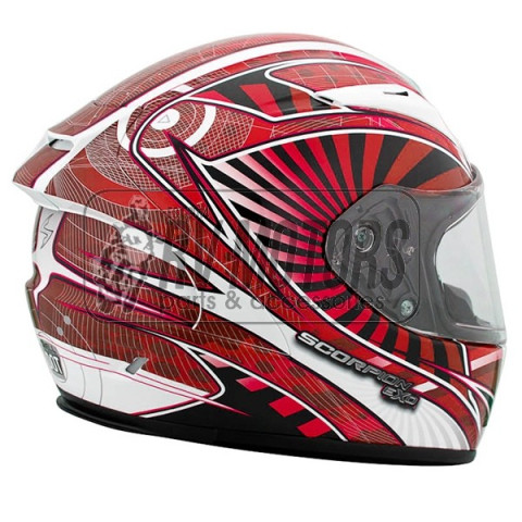 Шлем интеграл Scorpion EXO-R2000 Ion Red. Размер S 55-56см