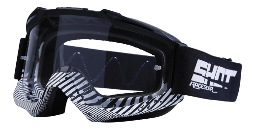 Маска крос SHOT ASSAULT A0D-29A1-K01 чорно-біла