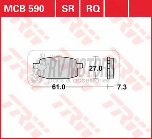 Гальмівні колодки TRW LUCAS MCB590