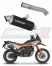 Прямоток KTM 790 Adventure / R 2019 - 2025 DOMINATOR GPF черный