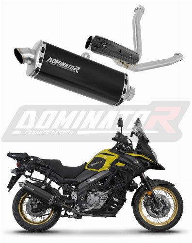 Прямоток Suzuki DL 650 V-Strom 2017 - 2025 DOMINATOR P7 черный