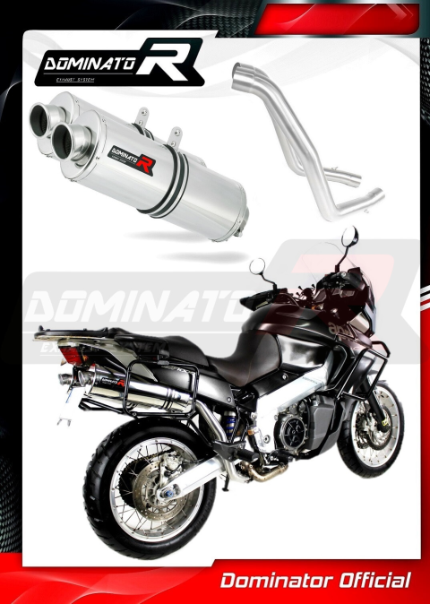 Прямоток DOMINATOR Aprilia ETV 1000 CAPONORD 2001 - 2004 овальный