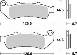 Тормозные колодки SBS 685HF (FA189)