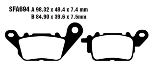 Тормозные колодки EBC SFA694