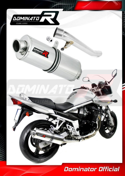 Прямоток DOMINATOR SUZUKI GSF 650 BANDIT 2005 - 2006 овальный